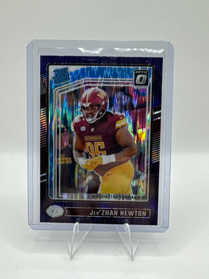 Jer’Zhan Newton Rated Rookie #252 Purple Shock