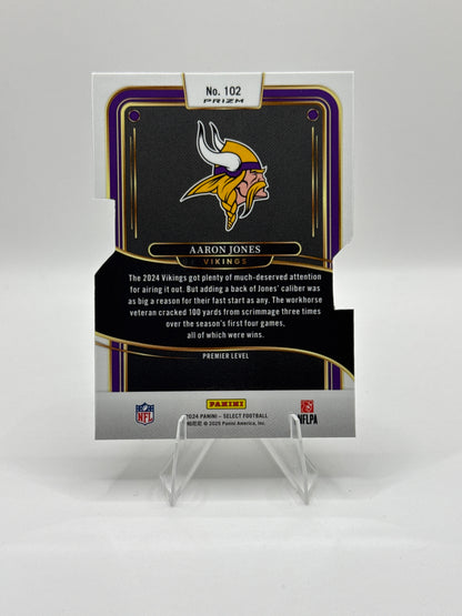 Aaron Jones #102 Silver Prizm Die-Cut