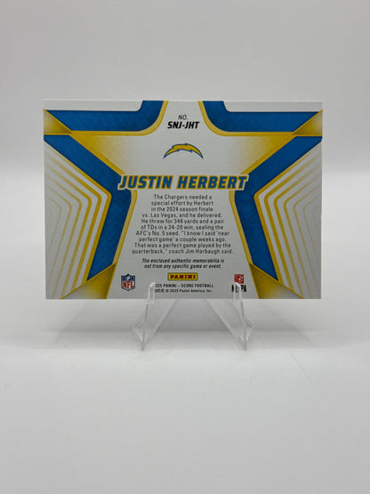 Justin Herbert #SNJ-JHT Stars of the NFL 2025 Panini - Score Football