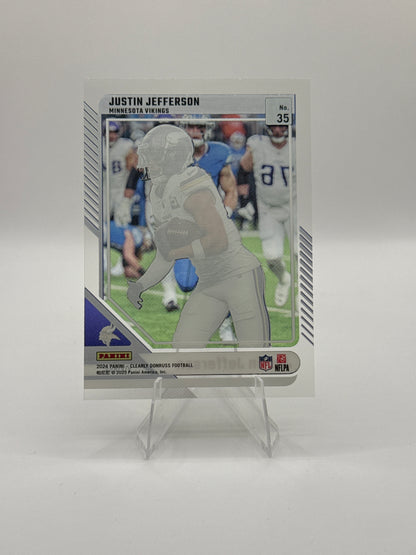 Justin Jefferson #35 2024 Panini - Clearly Donruss Football