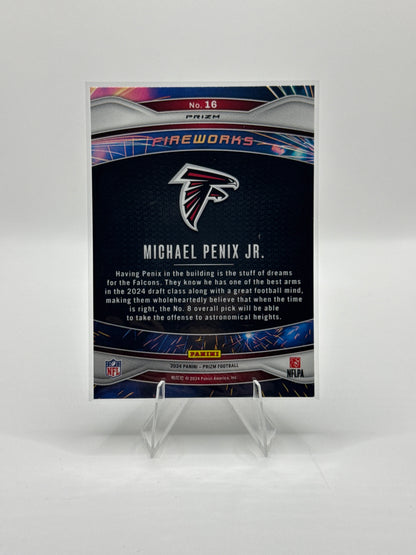 Michael Penix Jr. (Rookie) #16 Fireworks Green