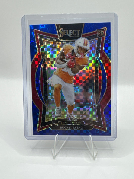 Bucky Irving (Rookie) #4 Blue Prizm 069/249 Concourse Level