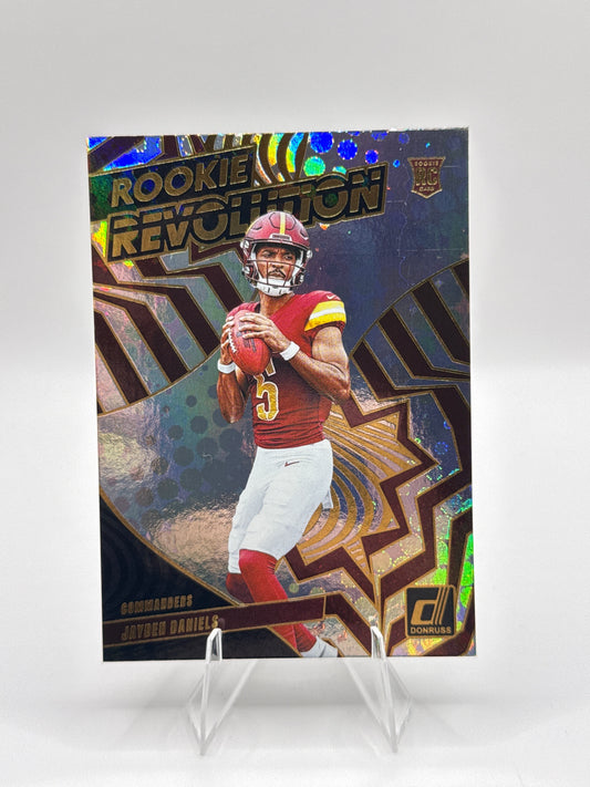 Jayden Daniels (Rookie) #9 Rookie Revolution 2024 Panini - Donruss Football