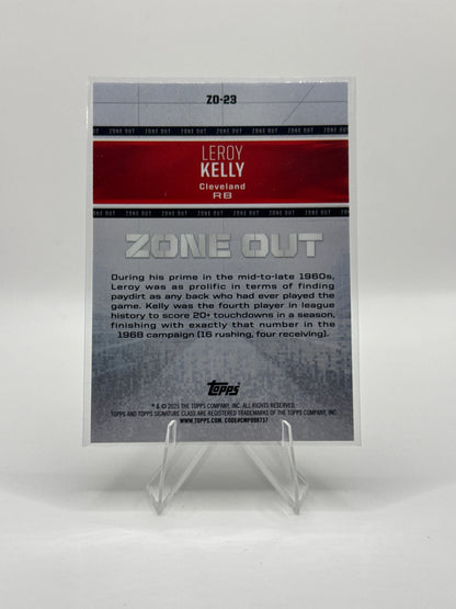 Leroy Kelly #ZO-23 Zone Out 2025 Topps Signature Class