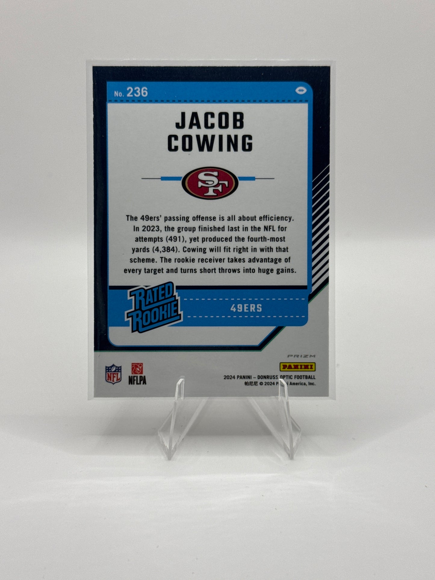 Jacob Cowing Rated Rookie #236 Holo