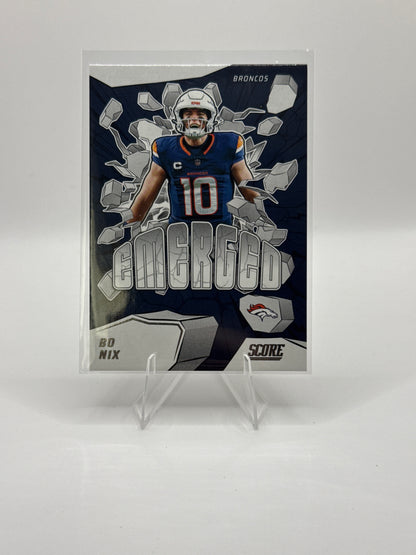 Bo Nix #5 Emerged 2025 Panini - Score