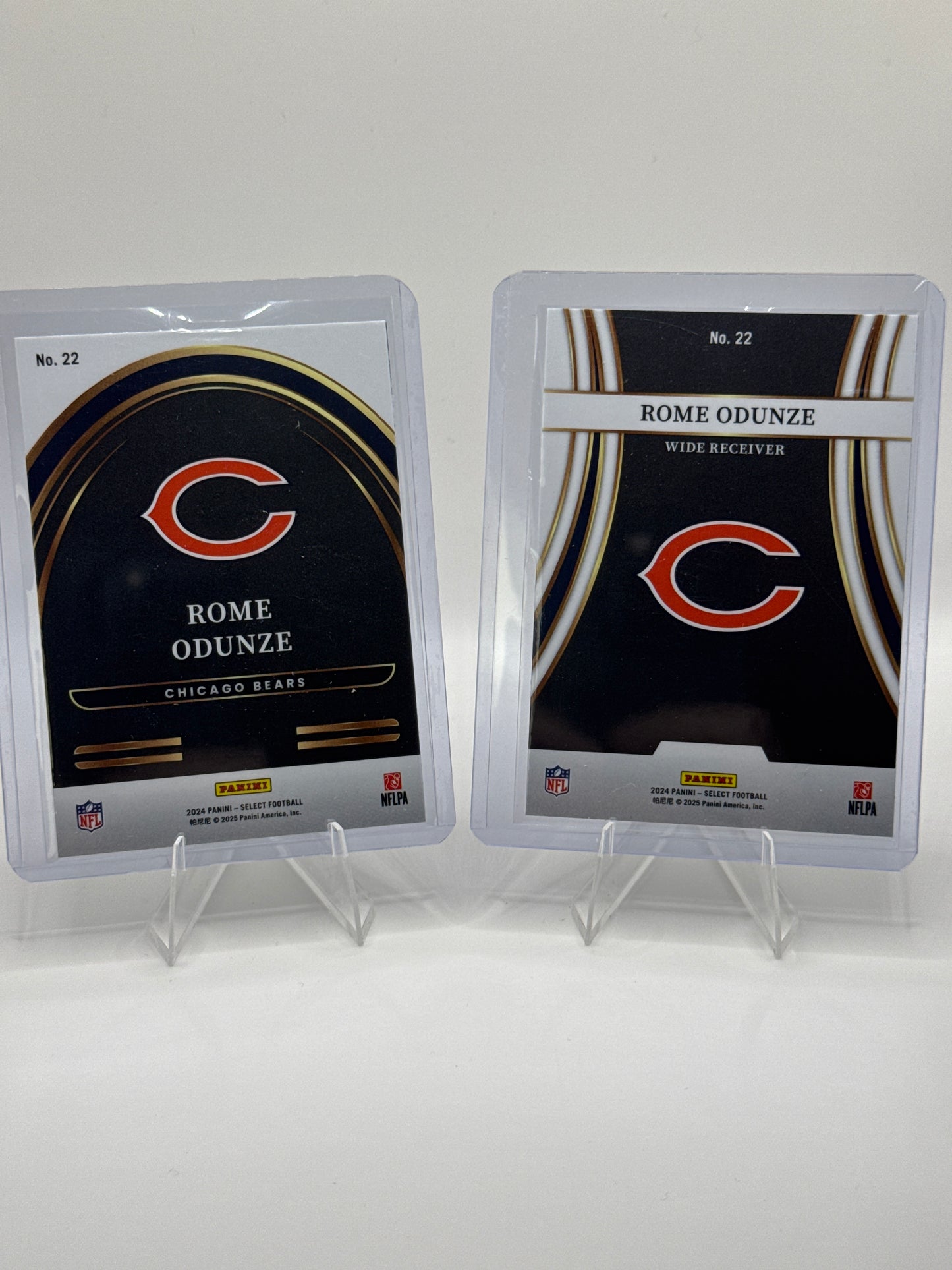 Rome Odunze (Rookie) #22 Future and #22 Turbocharged 2024 Panini - Select Football