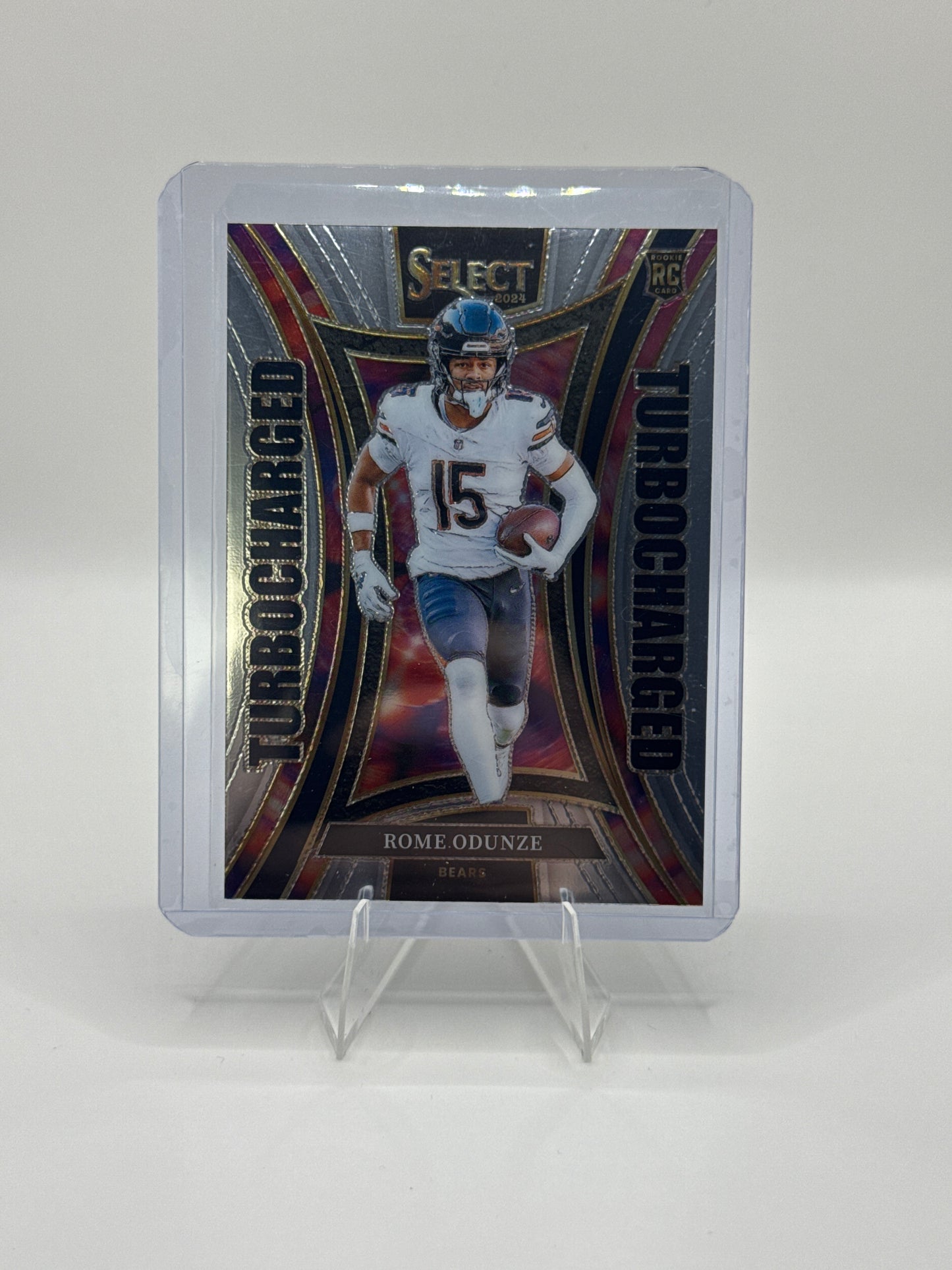 Rome Odunze (Rookie) #22 Turbocharged 2024 Panini - Select Football