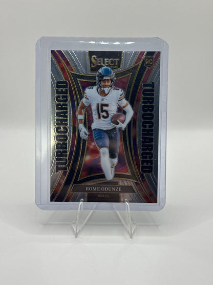 Rome Odunze (Rookie) #22 Turbocharged 2024 Panini - Select Football