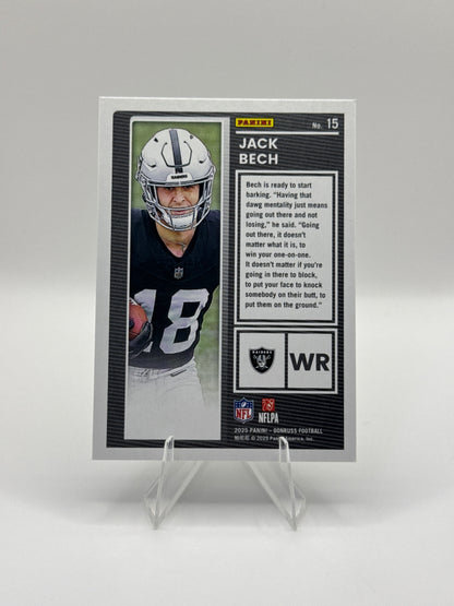 Jack Bech (Rookie) #15 The Rookies 2025 Panini - Donruss Football