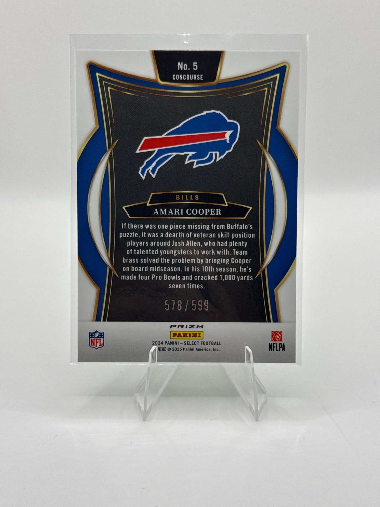 Amari Cooper #5 Green Prizm Shock 578/599 Concourse Level