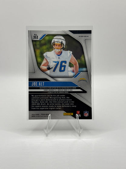 Joe Alt (Rookie) #353 Red White and Blue 2024 Panini - Prizm Football