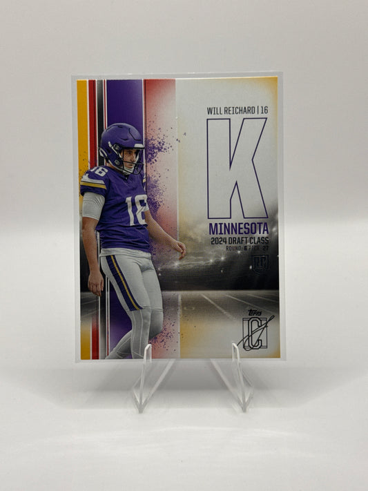 Will Reichard (Rookie) #151 Red Yellow 2025 Topps Signature Class
