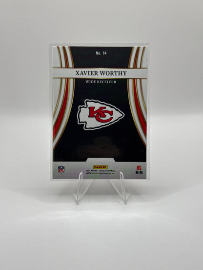 Xavier Worthy (Rookie) #14 Turbocharged 2024 Panini - Select Football