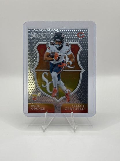 Rome Odunze (Rookie) #10 Select Certified 2024 Panini - Select Football