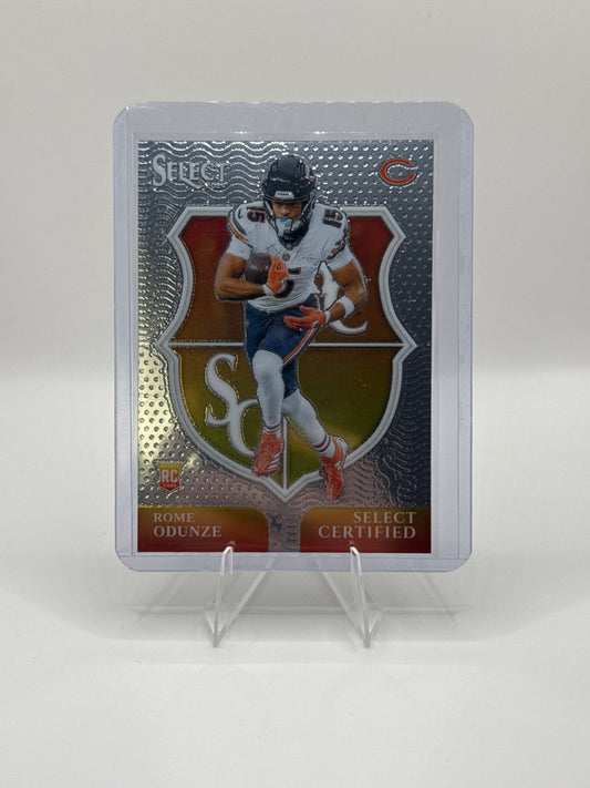 Rome Odunze (Rookie) #10 Select Certified 2024 Panini - Select Football