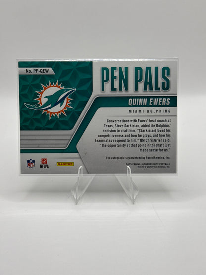 Quinn Ewers (Rookie) #PP-QEW Pen Pals FOTL Gold Ink