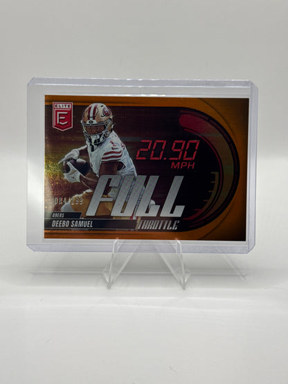 Deebo Samuel #25 Orange Full Throttle 084/199