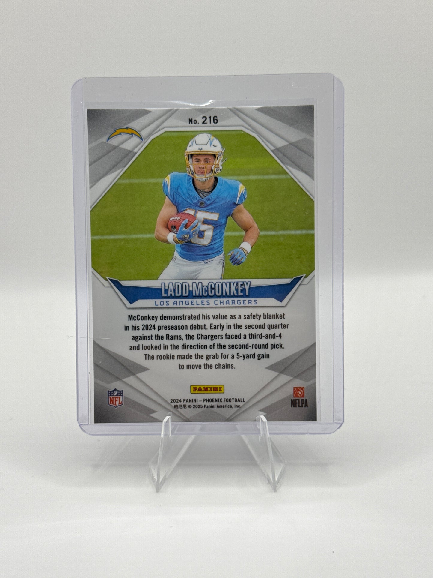 Ladd McConkey (Rookie) #216 Purple Hyper