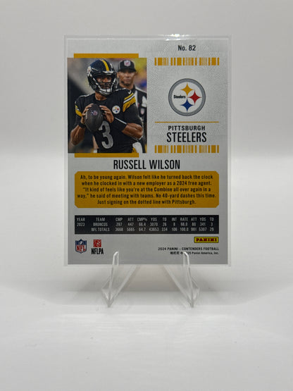 Russell Wilson #82 Bronze Game Ticket