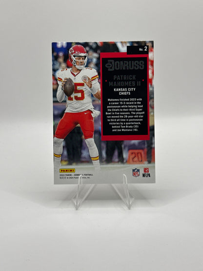 Patrick Mahomes #2 2024 Panini - Donruss Football