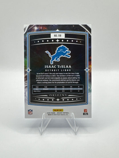Isaac Teslaa (Rookie) #118 Blue Holo /199 Color Match! 2025 Origins