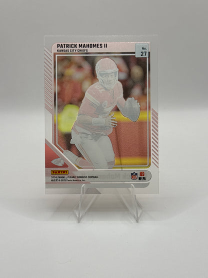 Patrick Mahomes #27 2024 Panini - Clearly Donruss Football