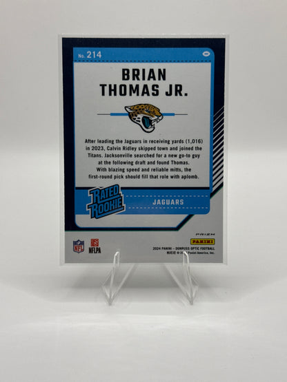 Brian Thomas Jr. Rated Rookie #214 Holo