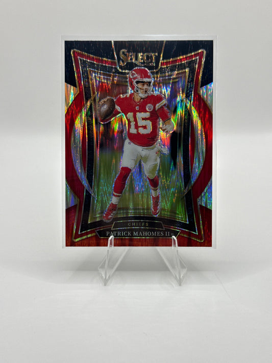 Patrick Mahomes #33 Red Black Prizm Shock Concourse Level - Color Match!