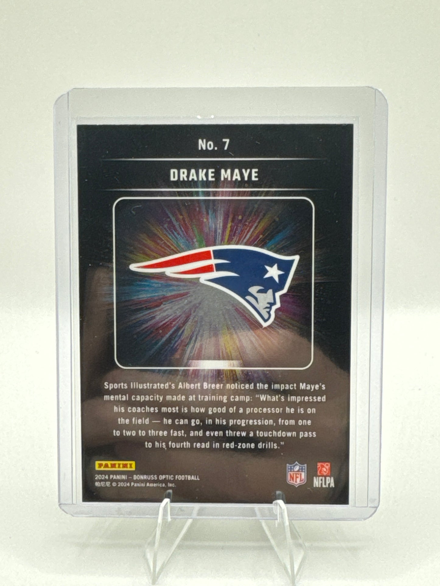 Drake Maye (Rookie) #7 Light It Up