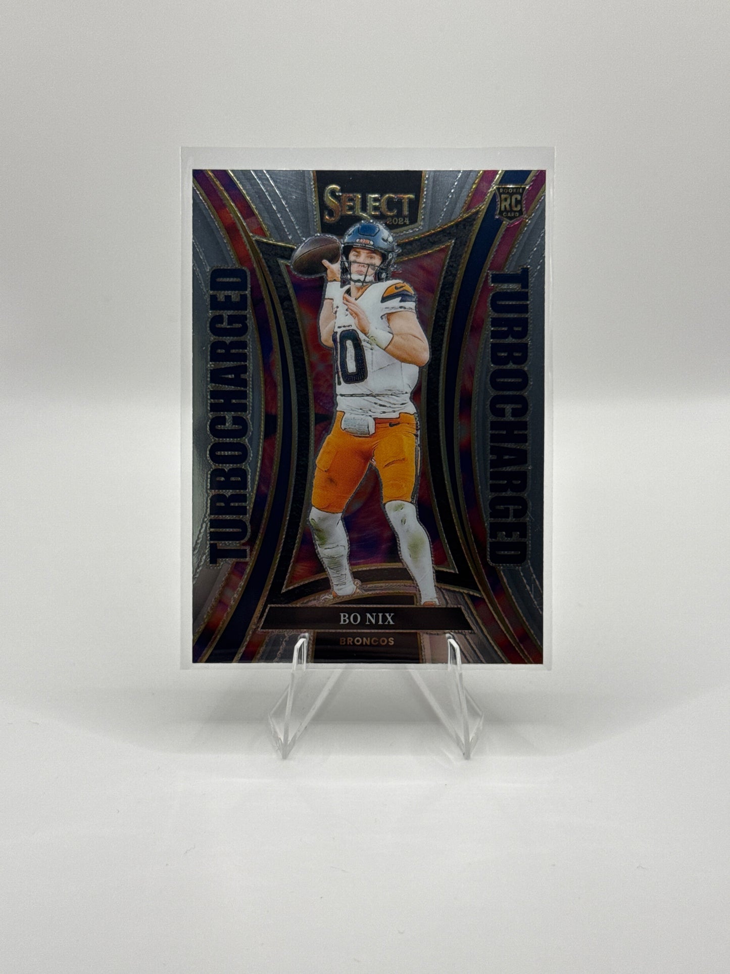 Bo Nix #16 Turbocharged 2024 Panini - Select Football