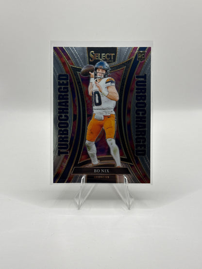 Bo Nix #16 Turbocharged 2024 Panini - Select Football