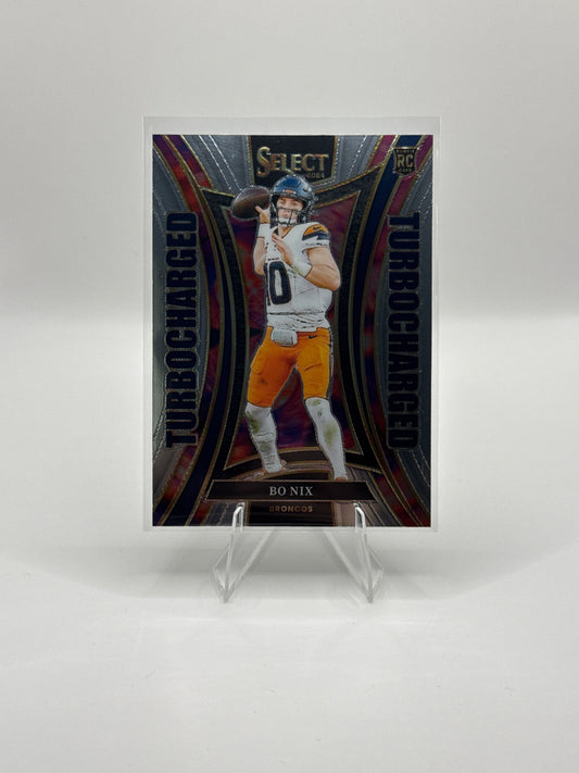 Bo Nix #16 Turbocharged 2024 Panini - Select Football