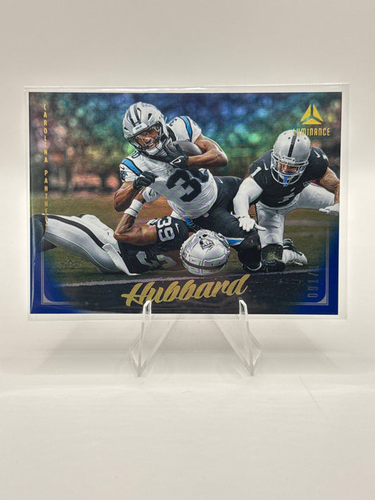 Chuba Hubbard #83 Blue 091/199 2025 Panini - Luminance Football