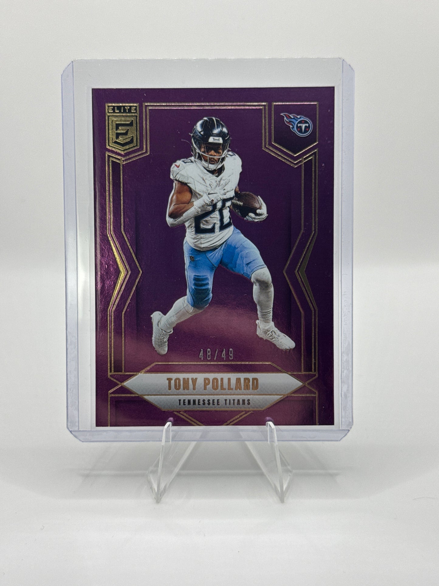 Tony Pollard #21 Purple 48/49 2025 Panini - Donruss Elite Football