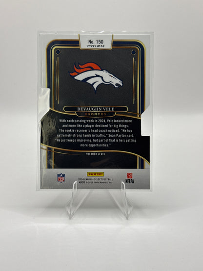 Devaughn Vele #150 Silver Prizm Die-Cut Premier Level