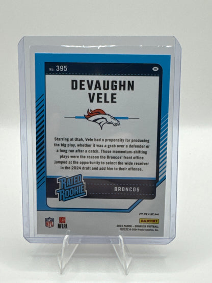 Devaughn Vele Rated Rookie #395 Pink Holo