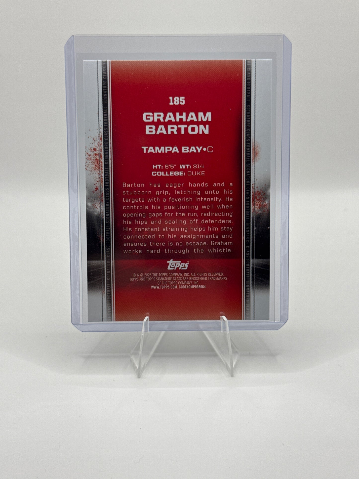 Graham Barton (Rookie) #185 Teal 003/225