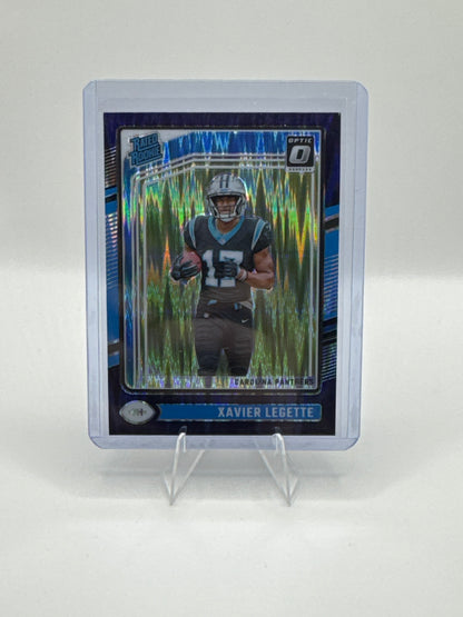 Xavier Legette Rated Rookie #299 Purple Shock