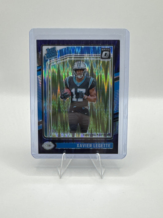 Xavier Legette Rated Rookie #299 Purple Shock