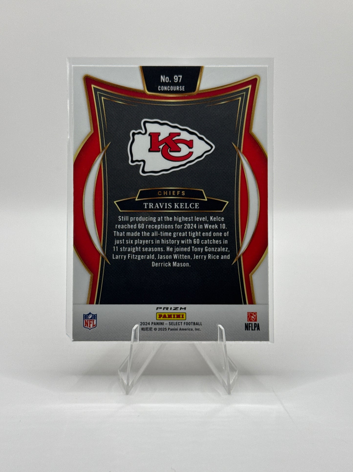 Travis Kelce #97 Red Black Prizm Shock Concourse Level - Color Match!