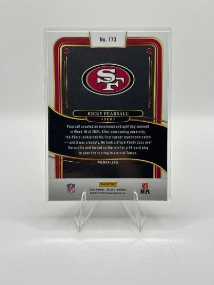 Ricky Pearsall (Rookie) #173 Premier Level 2024 Panini - Select Football