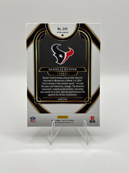 Danielle Hunter #243 Red Black Prizm Shock Club Level 2024 Panini - Select Football