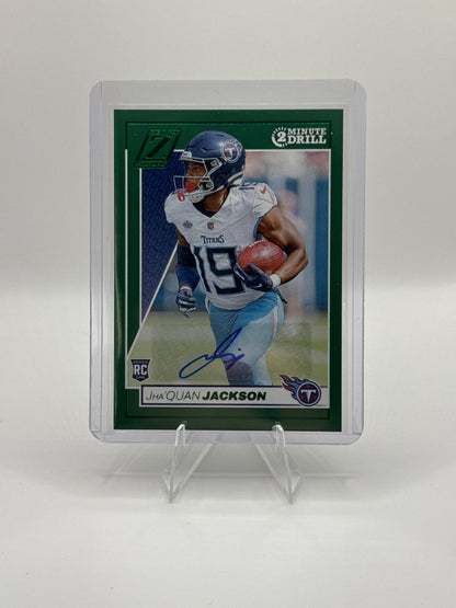 Jha’Quan Jackson (Rookie) Green Two-Minute Drill Auto #153