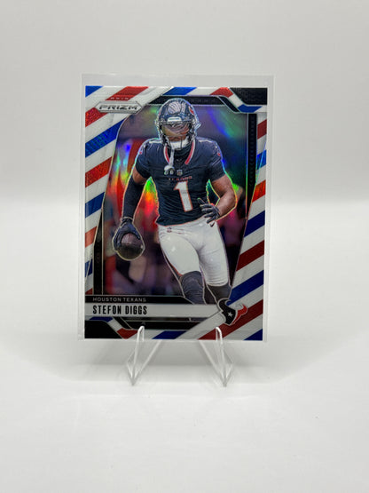 Stefon Diggs #114 Red White and Blue 2024 Panini - Prizm