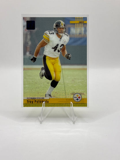 Troy Polamalu #20 Blue Throwback Series 34/49