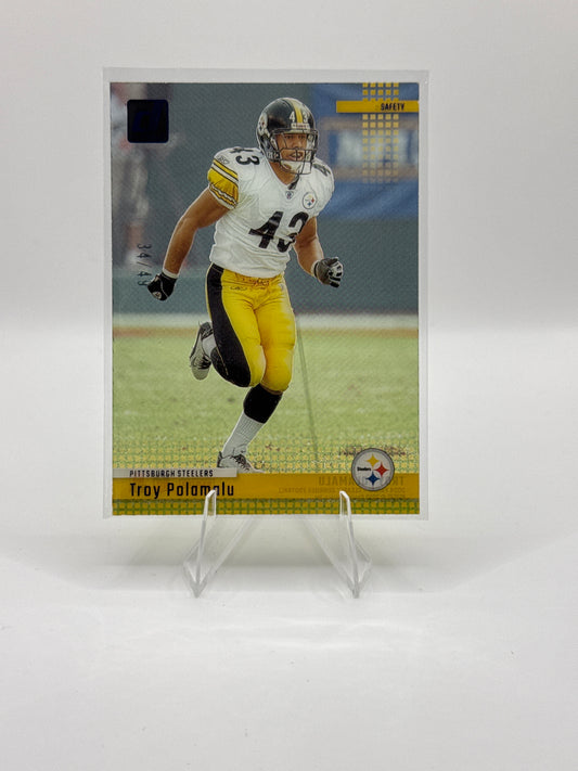 Troy Polamalu #20 Blue Throwback Series 34/49