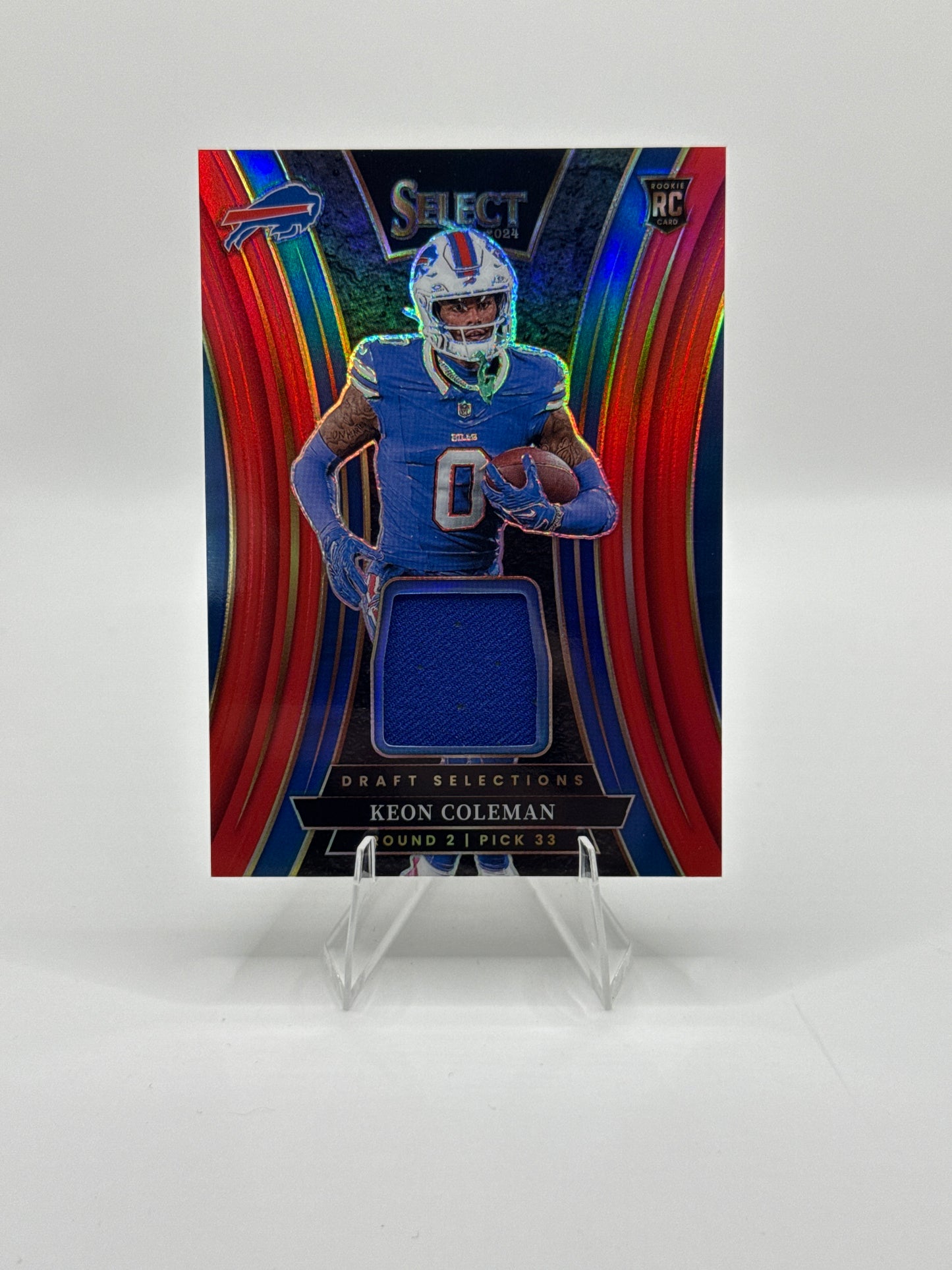 Keon Coleman (Rookie) #DSM-KCN Red Prizm Draft Selections