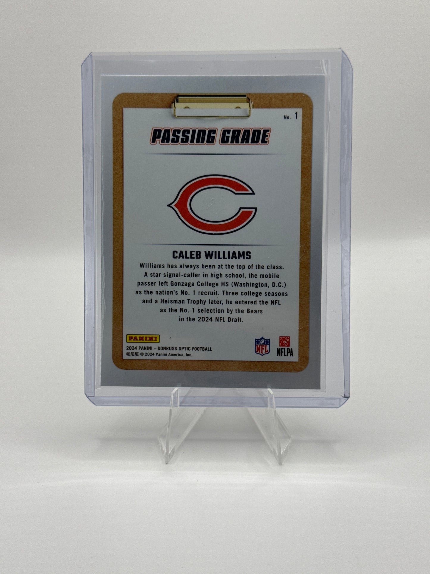 Caleb Williams (Rookie) #1 Passing Grade