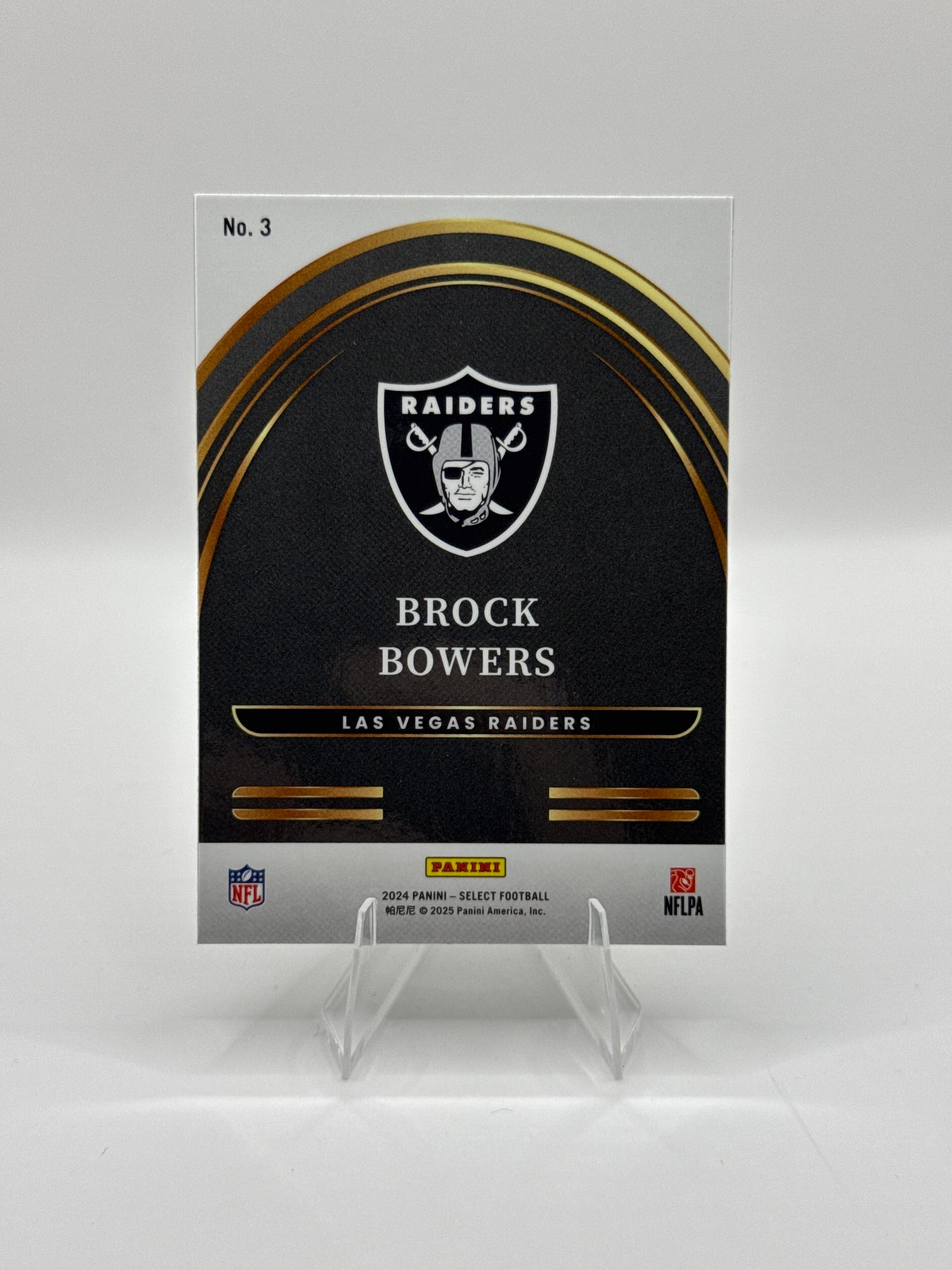 Brock Bowers (Rookie) #3 Future 2024 Panini - Select Football